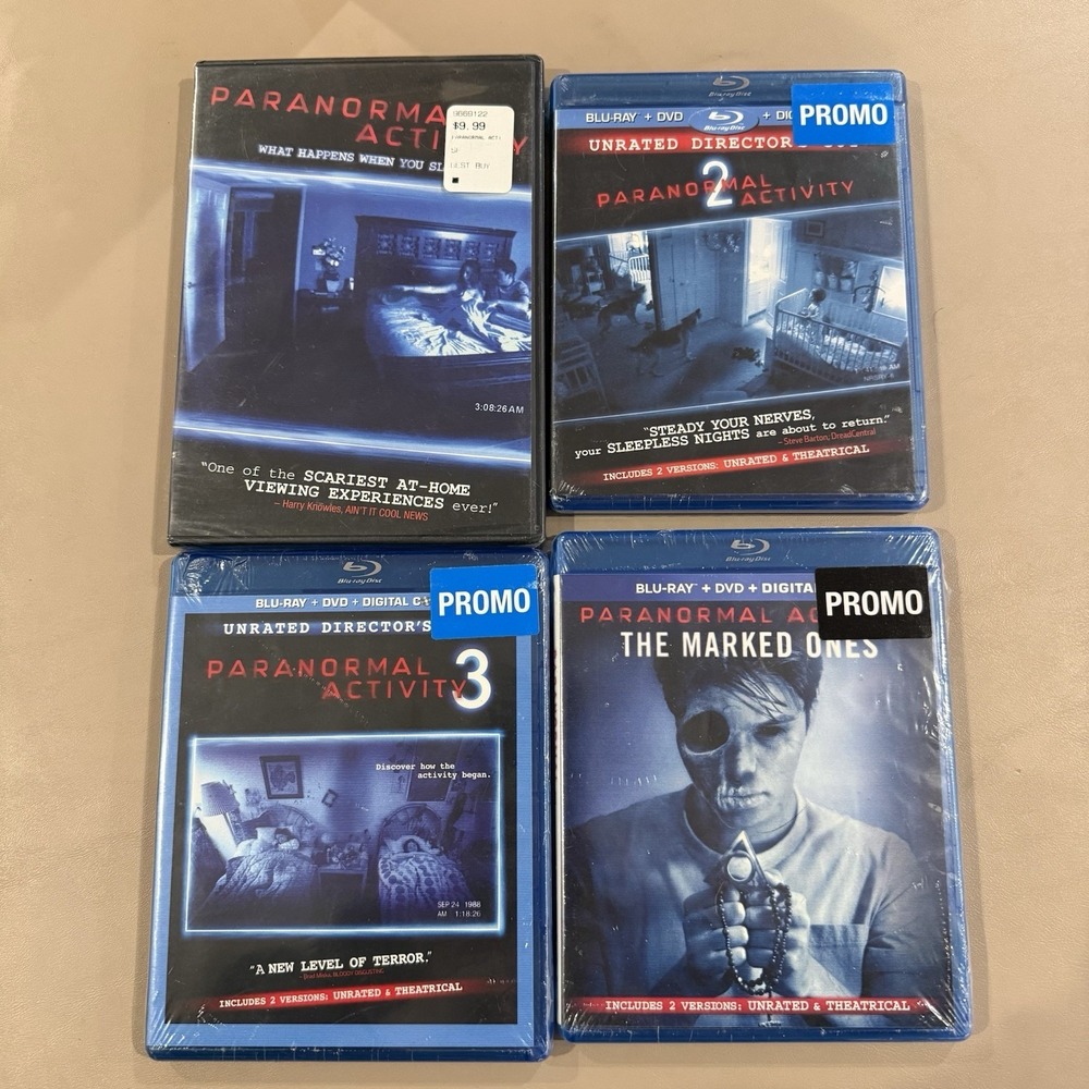 Paranormal Activity‎ DVD Bundle 1-3 & 5